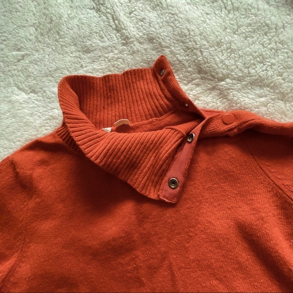 Anthropologie Moth burnt orange sweater - Picture 2 of 8